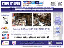 Tablet Screenshot of cmsmusic.co.uk